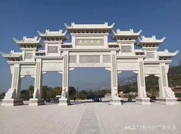 石雕牌坊的正确清洗保养可以延长寿命(图1)