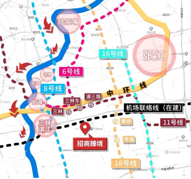 浦东招商臻境(2024)上海招商臻境百科-配套-楼盘地址(图3)