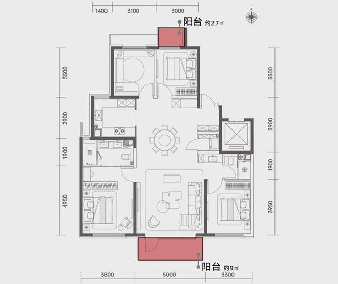 北京城建·玺院售楼处电话宸知筑二期-玺院售楼处南北双空中花园(图10)