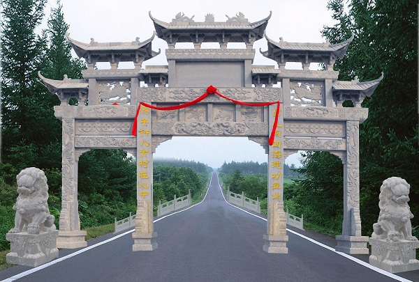 石雕牌坊的图片样式以及分类(图3)