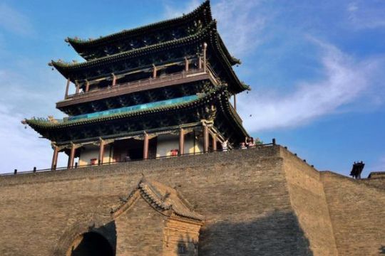 珍贵老照片1940年山西各地的古建筑历史文化悠久文物众多(图1)