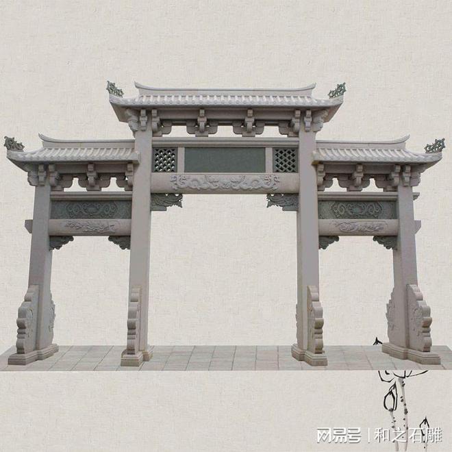 农村村口建立石雕牌坊的用处(图4)