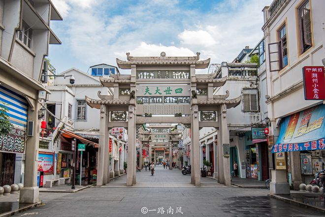 九游体育网站：广东潮州牌坊街中国牌坊最多的街道曾有古数十座(图1)
