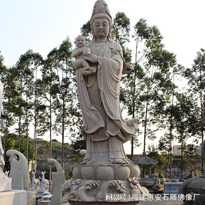 石雕观音像用什么石材有什么讲究？(图4)