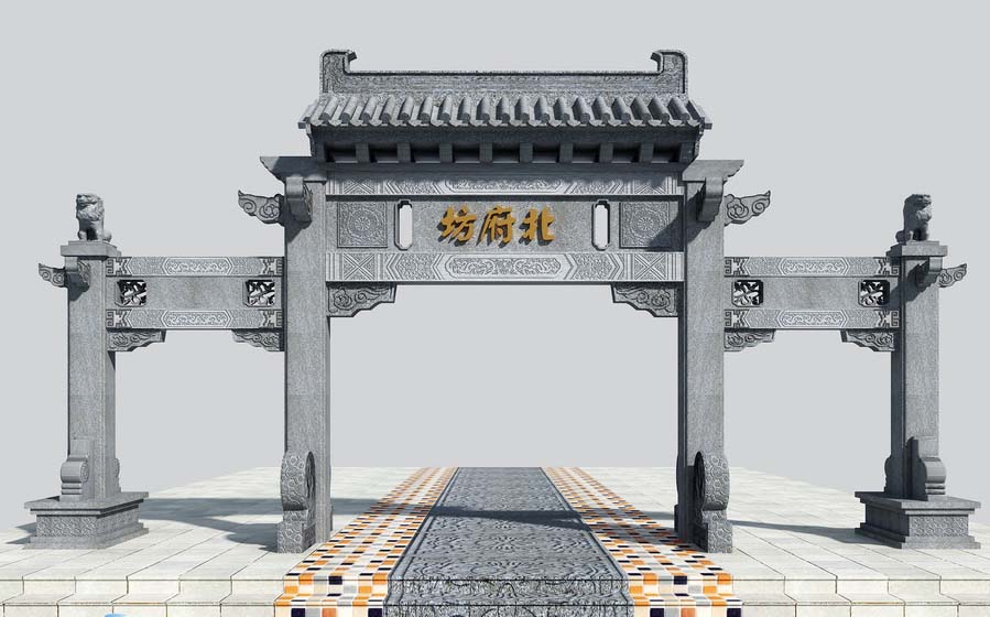 石牌坊产生和发展过程(图1)