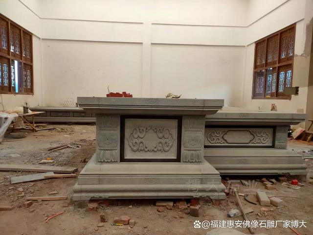 石雕厂家分享：如何维护寺庙须弥座佛台的长久美观（多图欣赏）(图4)