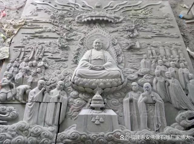 石雕浮雕佛像的艺术魅力：细腻与宏大的交响（多图欣赏）(图1)