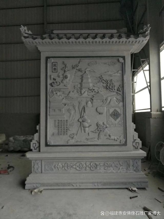 传统与现代结合的石雕照壁设计（多图欣赏）(图3)
