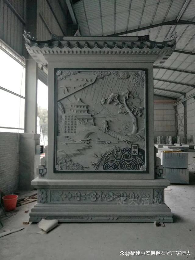 传统与现代结合的石雕照壁设计（多图欣赏）(图5)