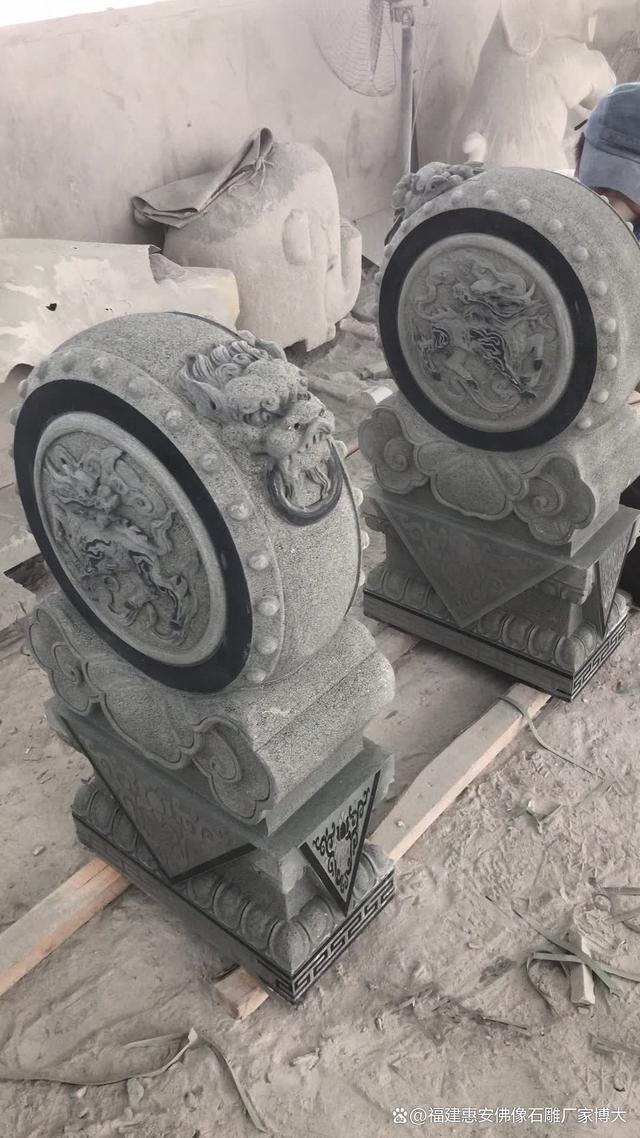 寺庙石雕门鼓石：宗教氛围的营造者（多图欣赏）(图4)