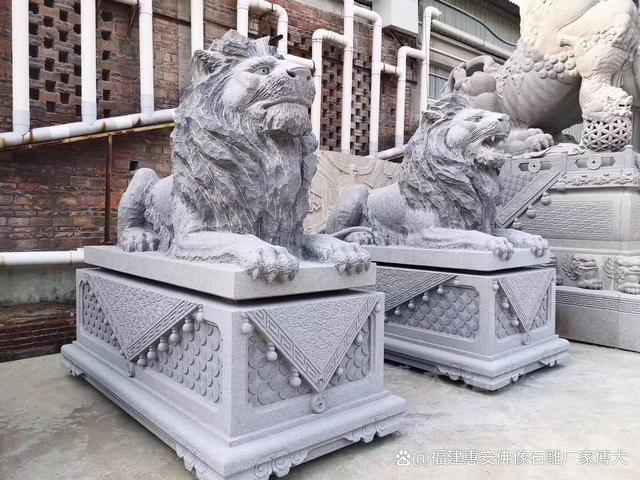 石雕港币狮：从选材到成品的匠心之旅（多图欣赏）(图4)