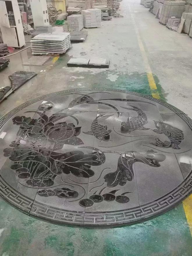 九游体育：石材雕刻人物景墙雕刻石材如何选择(图7)