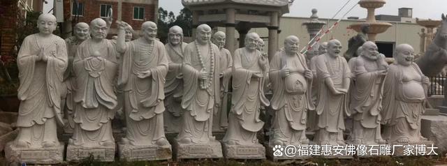 500罗汉雕塑：佛教艺术的壮丽景观(图6)