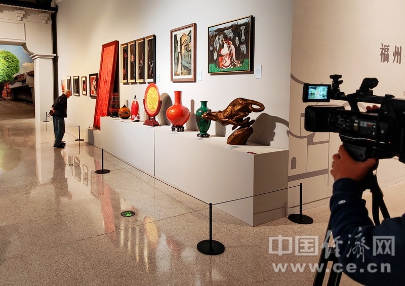 九游体育：“闽都巧艺——福州传统工艺美术晋京展”在京开幕(图4)