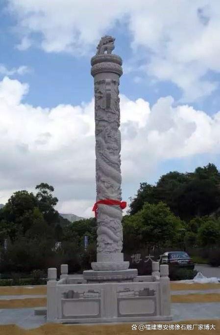 石雕龙柱：传统与现代的融合之美（多图欣赏）(图3)