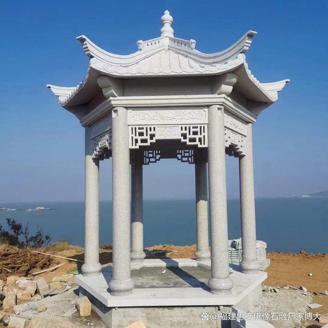 九游体育：石雕凉亭在公共空间的应用与影响（多图欣赏）（多图欣赏）(图2)