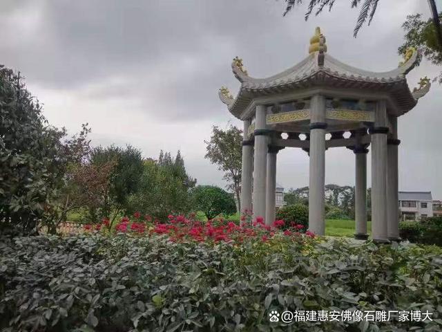 九游体育：石雕凉亭在公共空间的应用与影响（多图欣赏）（多图欣赏）(图1)