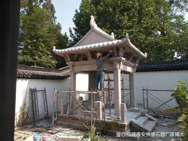 九游体育：石雕凉亭在公共空间的应用与影响（多图欣赏）（多图欣赏）(图3)