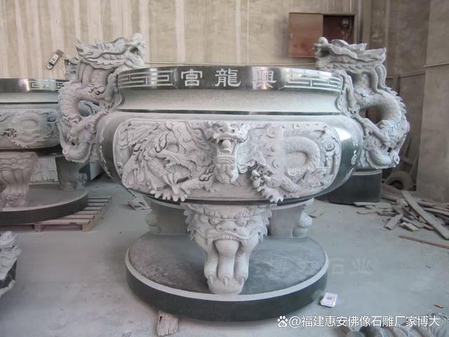 石雕香炉的雕刻技法与艺术表现（多图欣赏）(图4)