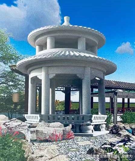 石雕圆亭的历史沿革与现代应用（多图欣赏）（多图欣赏）(图3)