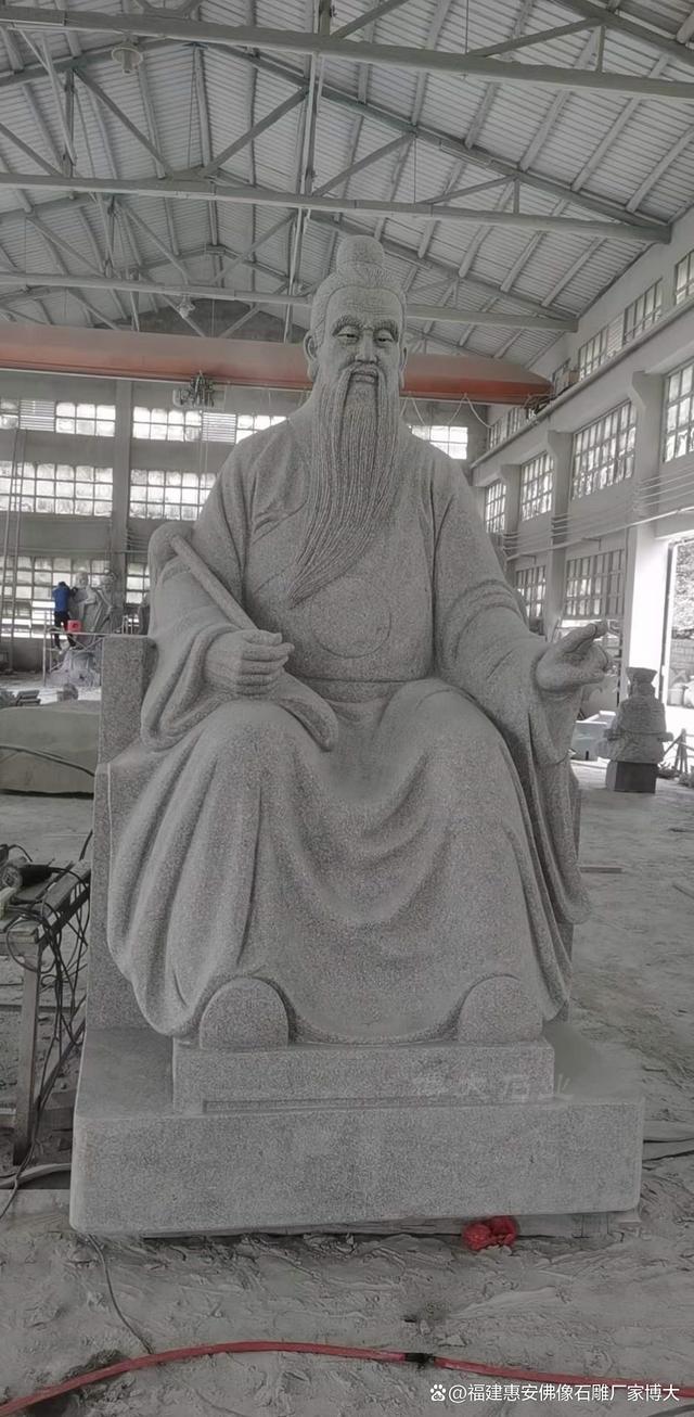 石雕名人半身像：精湛技艺再现伟人风采(图4)