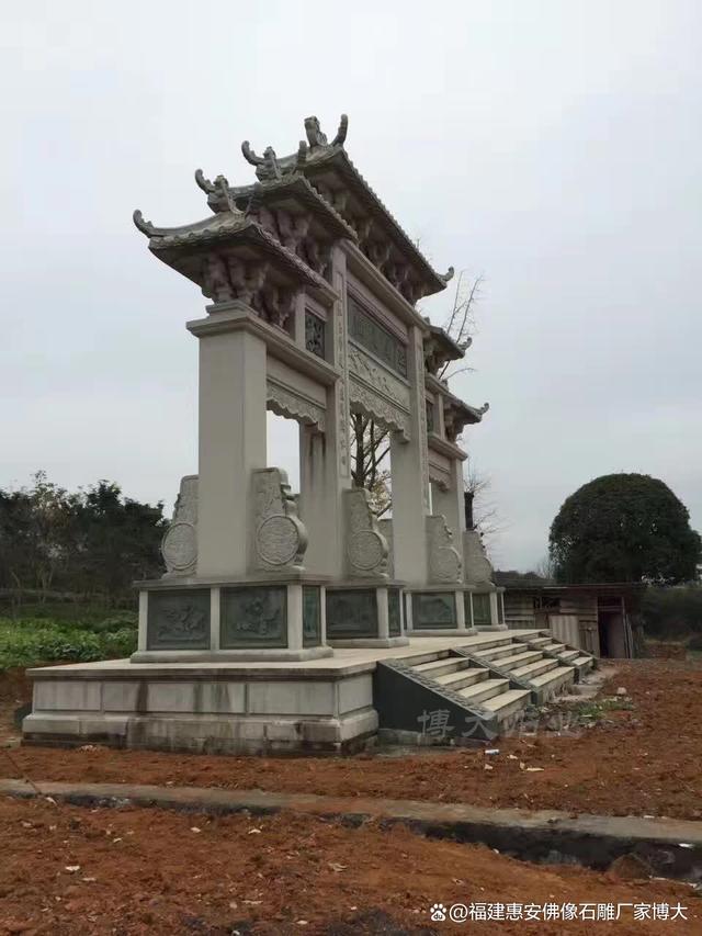 石雕牌坊与古代建筑艺术的关联(图1)