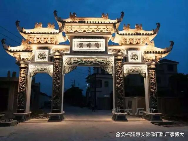 石雕牌坊与古代建筑艺术的关联(图2)