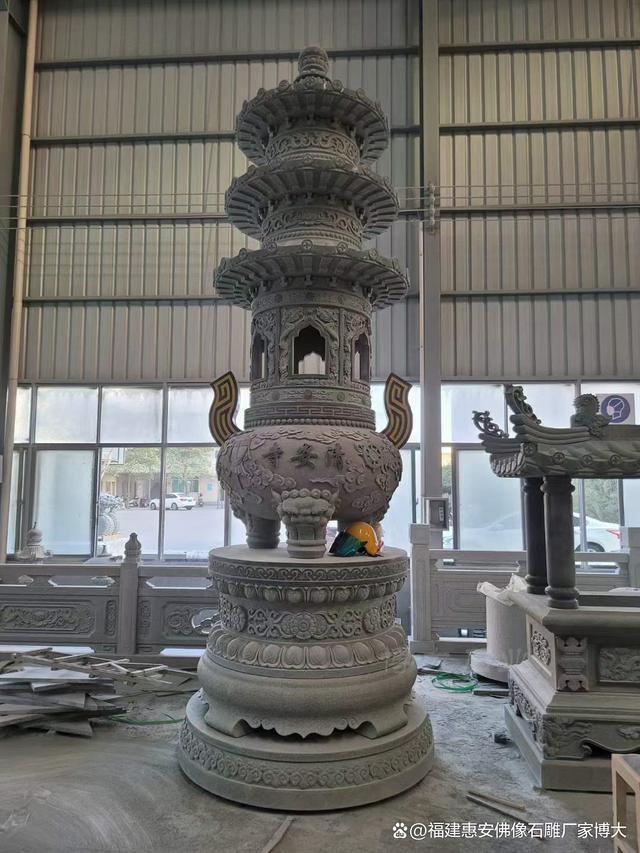 石雕香炉在宗教场所的维护与保养(图4)