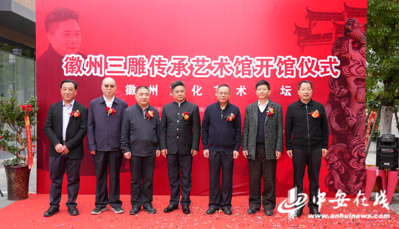 九游体育网站：合肥再添非遗打卡地！安徽徽州三雕传承艺术馆开馆(图2)