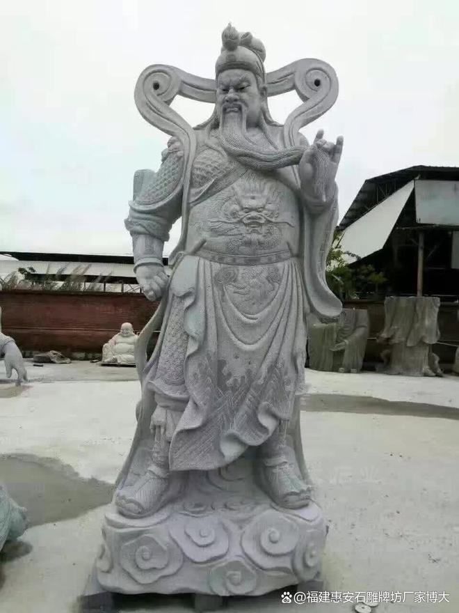 石雕关公在乡村建筑中的风格(图5)