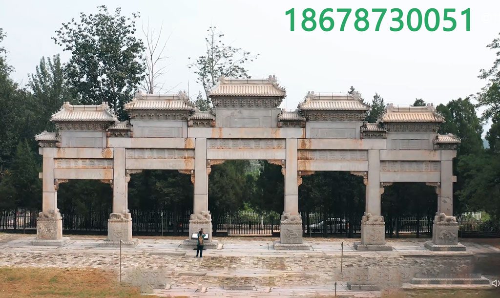 石牌坊赏析我国最大的石牌坊-清西陵(图1)