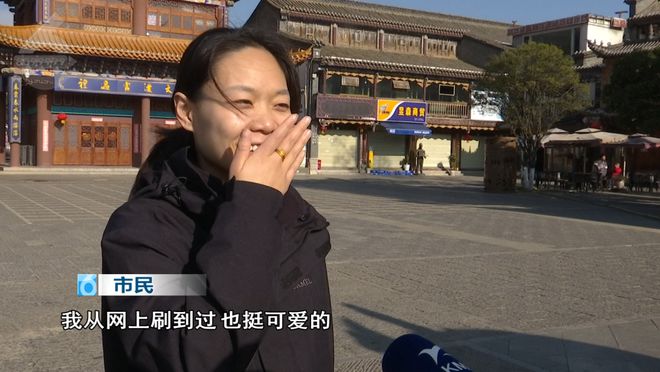 九游体育：萌翻了！这条“青蛇”炫彩出圈游客：和古镇绝配(图2)