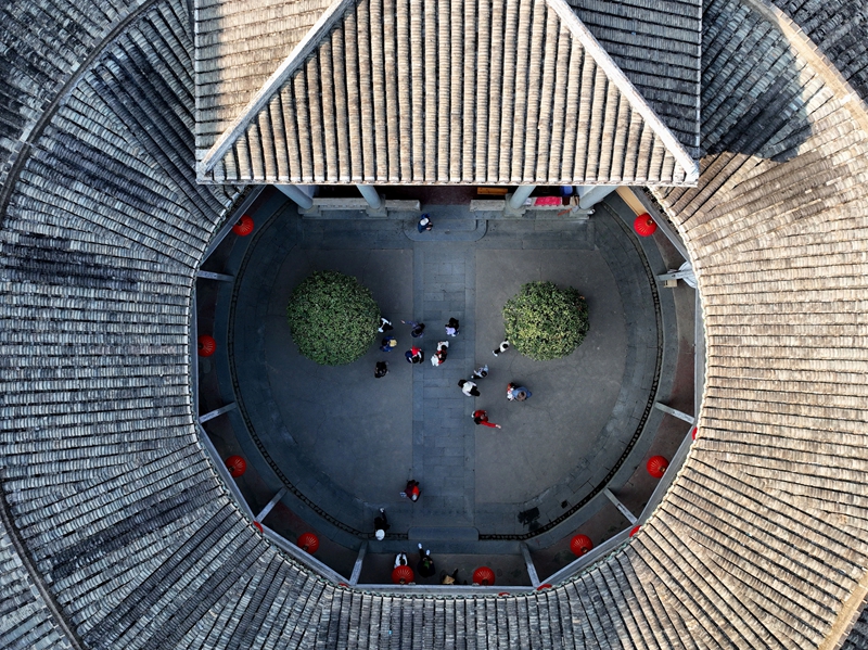 福建龙岩：土楼年味浓(图1)