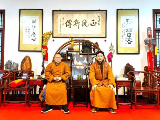 九游体育：湖南省佛教协会会长怀辉大和尚调研岳阳圣安寺(图1)