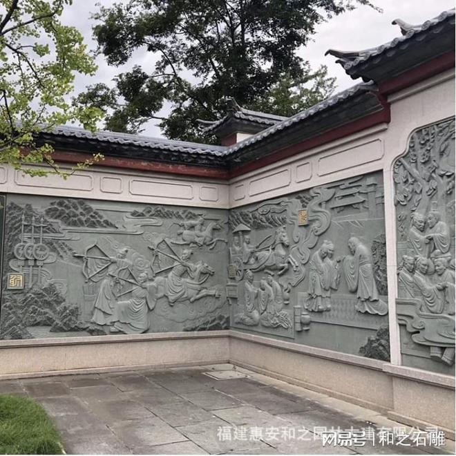 寺庙祠堂石雕浮雕的各种雕刻(图3)