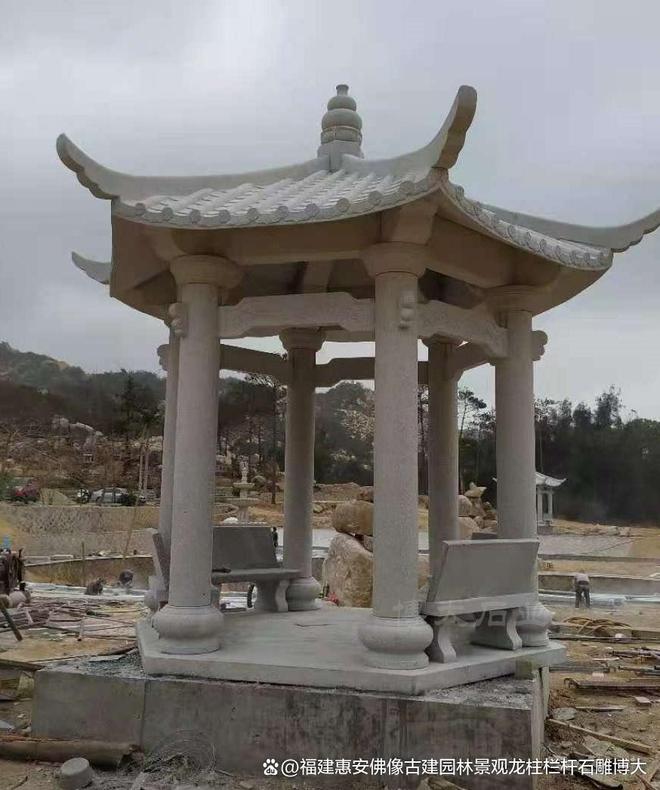 九游体育网站：石雕凉亭在传统建筑中的意义(图2)