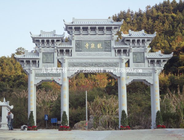 石雕牌楼的设计要点(图2)