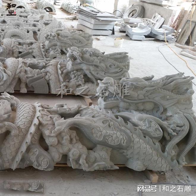 石雕盘龙柱雕刻中的传统美学(图5)