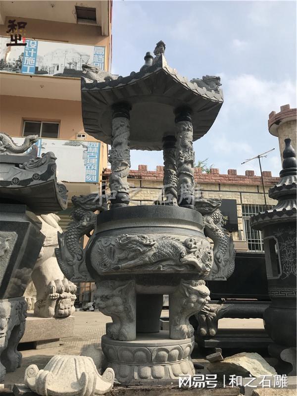 九游体育：寺庙石雕香炉的选择(图2)