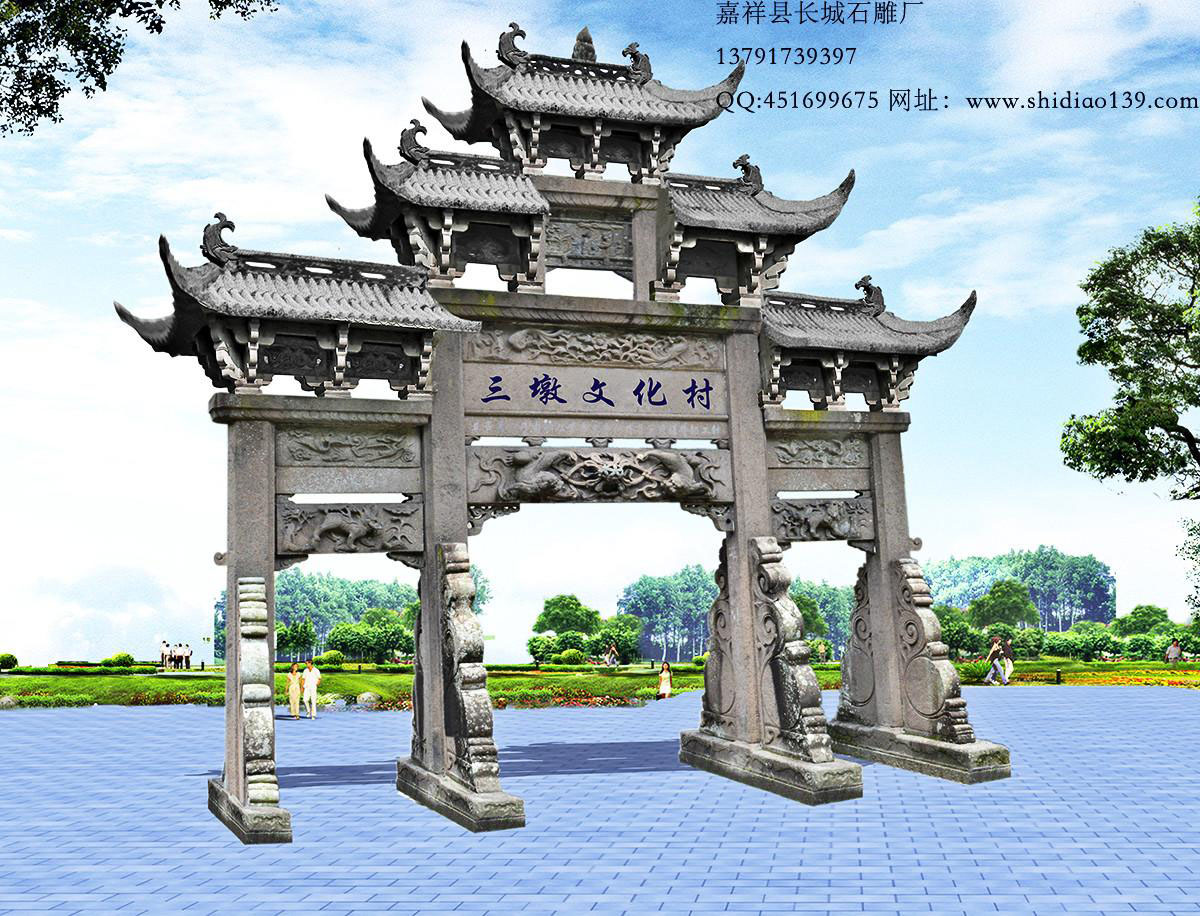徽州牌坊和石牌楼艺术有什么特色(图1)