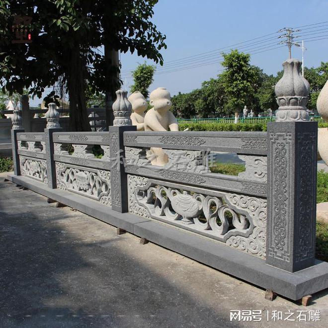 寺庙石雕栏杆的材质颜色选择(图3)