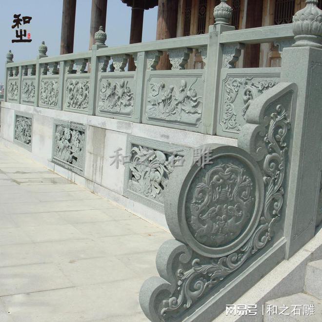 寺庙石雕栏杆的材质颜色选择(图6)