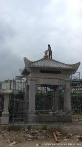 九游体育：石雕凉亭在城市雕塑中的案例(图1)