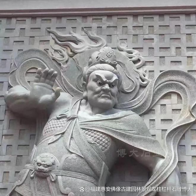 石雕哼哈二将在风水布局中的作用(图6)