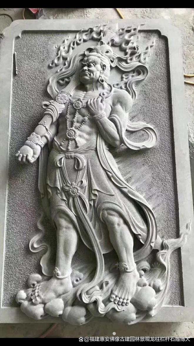石雕哼哈二将在风水布局中的作用(图5)
