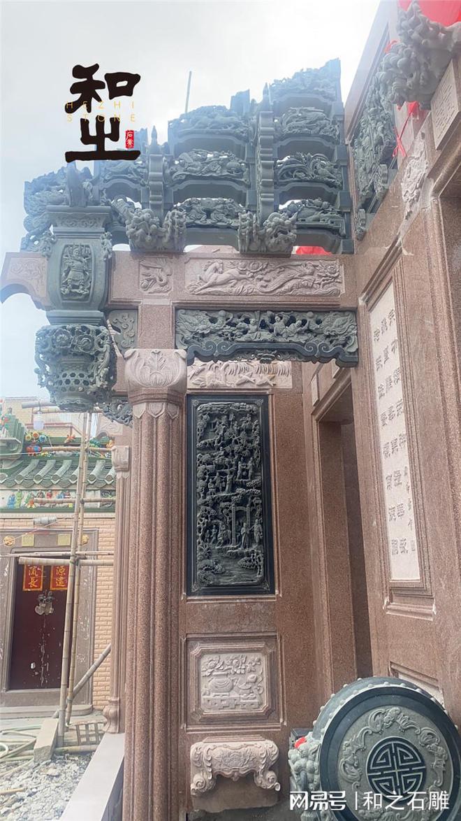 九游体育：石雕浮雕龙堵在寺庙建筑的意义(图2)