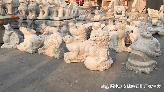 揭秘石雕十二生肖的雕刻技法与流程（多图欣赏）(图5)