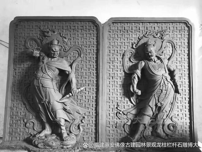九游体育：石雕哼哈二将在宗祠中的装饰意义(图5)