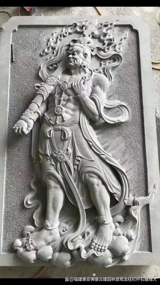 九游体育：石雕哼哈二将在宗祠中的装饰意义(图4)