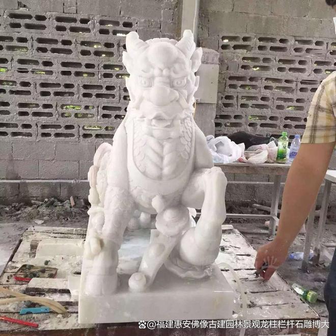 九游体育网站：石雕麒麟在不同时期的风格(图2)